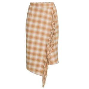 Time and Tru Faux Wrap Mocha Skirt